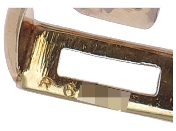 Gemelli da uomo Cartier 18KT motivo staffa - vista 5