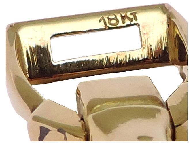 Gemelli da uomo Cartier 18KT motivo staffa - vista 6