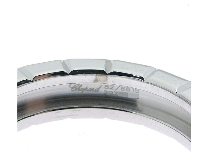 Anello Chopard Ice Cube in oro bianco 18K con diamanti - vista 5