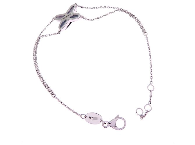 Bracciale Chaumet in oro bianco 18K con ciondoli - vista 3