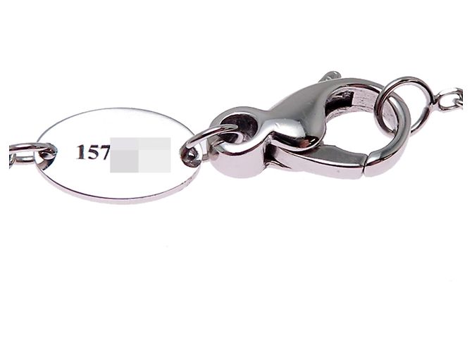 Bracciale Chaumet in oro bianco 18K con ciondoli - vista 4