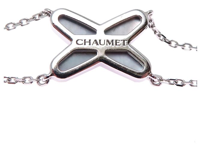 Bracciale Chaumet in oro bianco 18K con ciondoli - vista 6