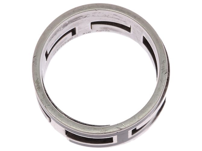 Hermès Anillo Hermes #60 Ag925 Move H Band Ring - vista 2