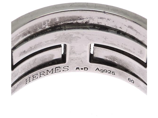 Hermès Anillo Hermes #60 Ag925 Move H Band Ring - vista 5