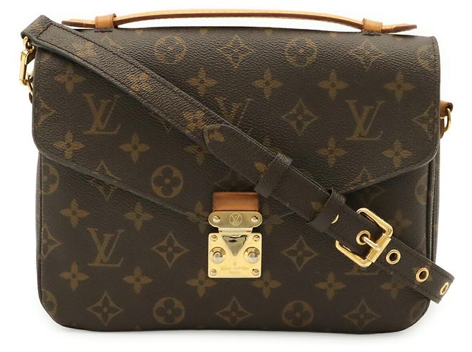 Bolsa Louis Vuitton Monogram Pochette Métis Marrom Monograma - vista 2