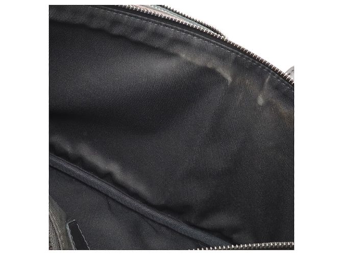 Bolsa de cintura Louis Vuitton Monogram Macassar Christopher Marrom Preto Branco Monograma - vista 10