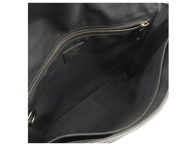 Borsa a tracolla Louis Vuitton Taiga Roman PM Nero Grigio - vista 7