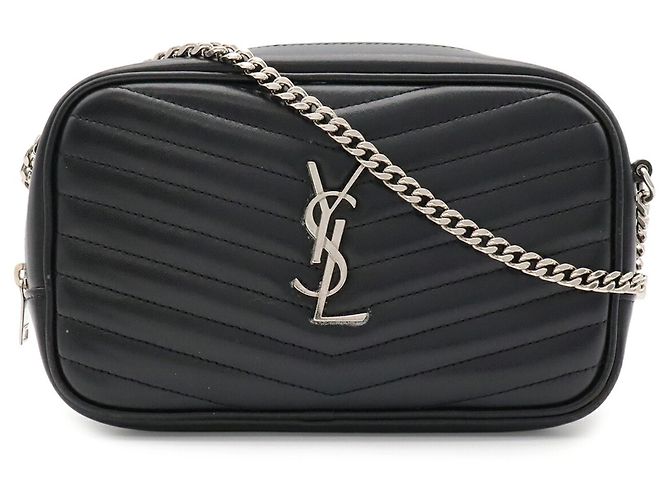 Sac Lou Camera Bag Yves Saint Laurent Noir Blanc - vue 2