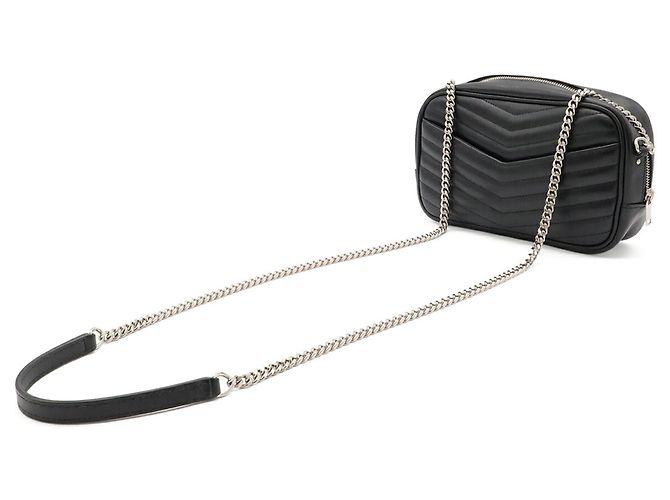 Sac Lou Camera Bag Yves Saint Laurent Noir Blanc - vue 3
