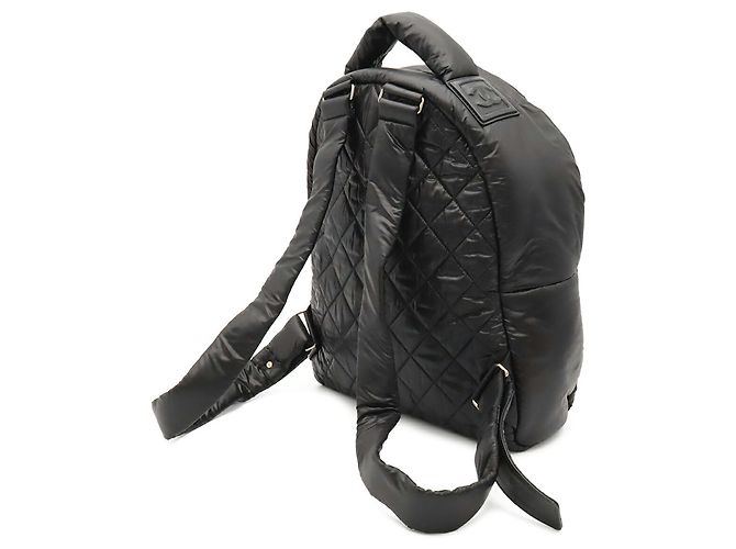 Chanel Coco Cocoon Backpack Black Dark red - view 3