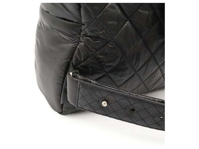 Chanel Coco Cocoon Backpack Black Dark red - view 6