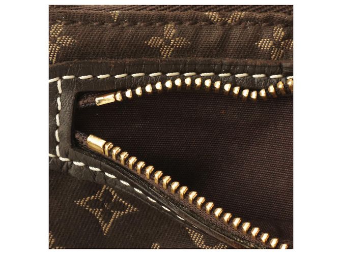 Louis Vuitton Monogram Mini Lin Pochette Accessoires Handtasche Braun Damier ebene - Ansicht 8