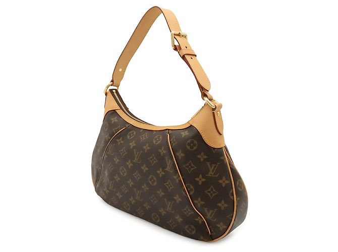 Borsa a tracolla Louis Vuitton Monogram Thames GM Marrone Monogramma - vista 3