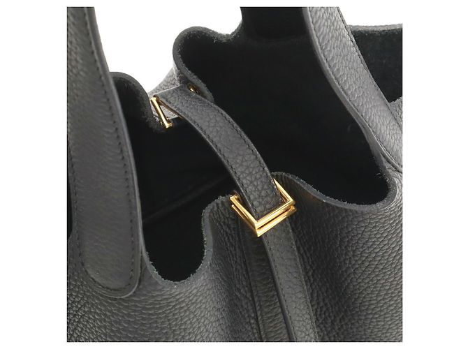 Hermès HERMES Picotin Lock MM Handtasche Tote Bag Schwarz - Ansicht 6