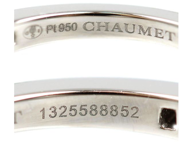 Anello Chaumet Joséphine Éclat Déternité in platino - vista 5