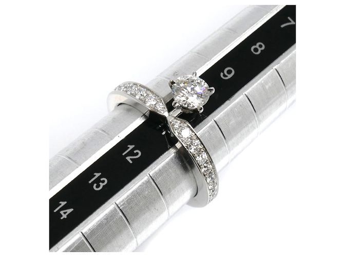Anello Chaumet Joséphine Éclat Déternité in platino - vista 6