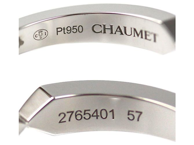 Chaumet Triomphe de Platinum Ehering - Ansicht 5