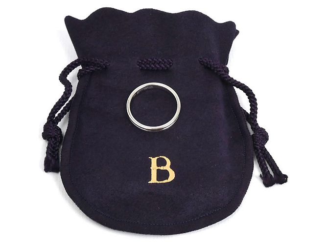 Anello Boucheron Godron in Platino Pt950 - vista 7
