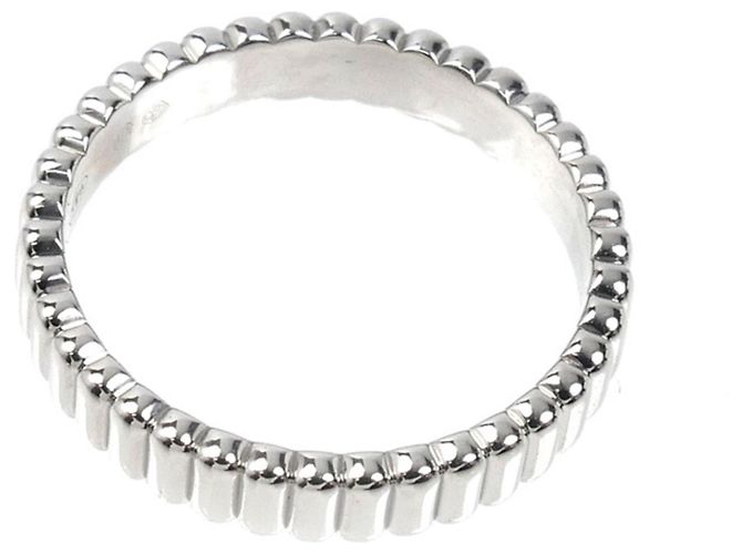 Anello Quatre Grosgrain Small Boucheron in oro bianco 18K - vista 4