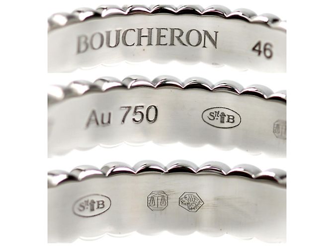 Anello Quatre Grosgrain Small Boucheron in oro bianco 18K - vista 5