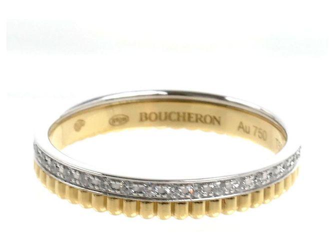Anello Boucheron Quatre in Oro 18K e Diamanti Radiant - vista 3