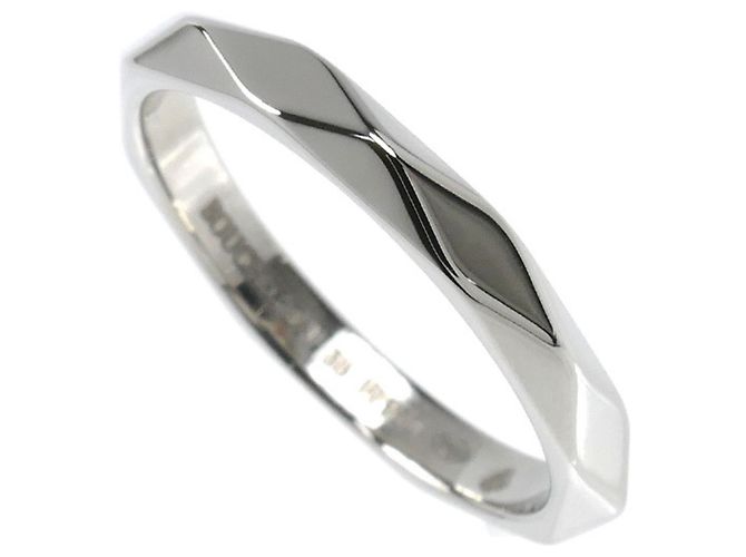 Boucheron Platin Ring Facettiert - Ansicht 2