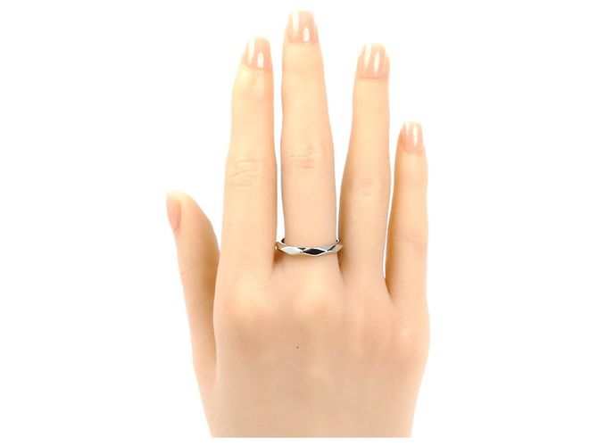Boucheron Platin Ring Facettiert - Ansicht 7