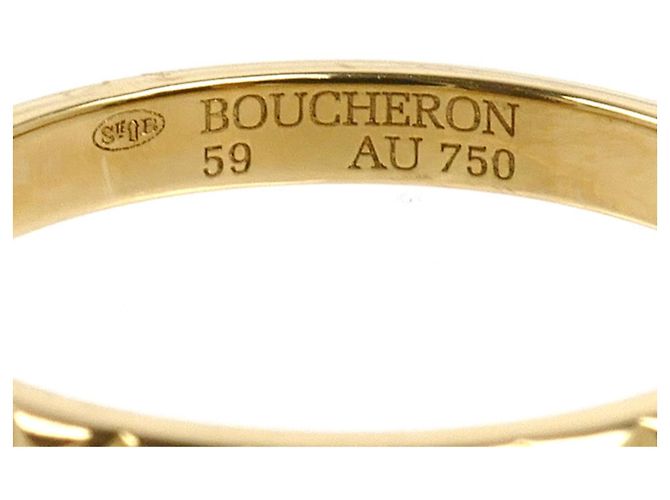 Anello Medium Clou de Paris Boucheron in oro giallo 18K - vista 5