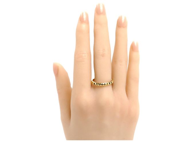 Anello Medium Clou de Paris Boucheron in oro giallo 18K - vista 7