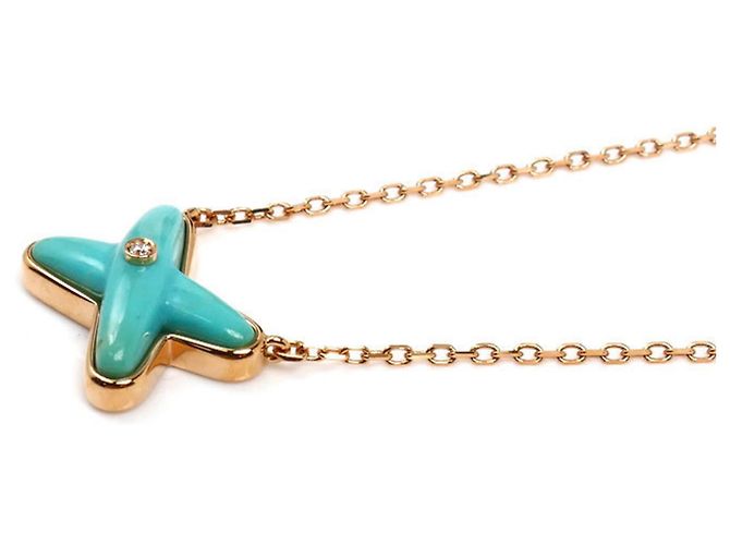 Collana Chaumet Jeux de Liens in oro rosa 18K - vista 2