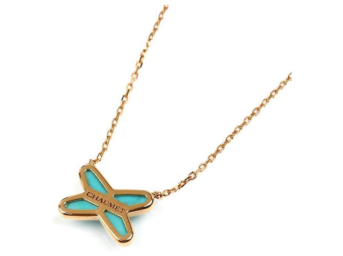 Collana Chaumet Jeux de Liens in oro rosa 18K - vista 3