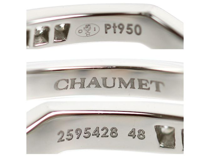 Chaumet Platinum Josephine Amour des Glets Ehering - Ansicht 5