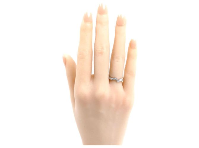 Chaumet Platinum Josephine Amour des Glets Ehering - Ansicht 7
