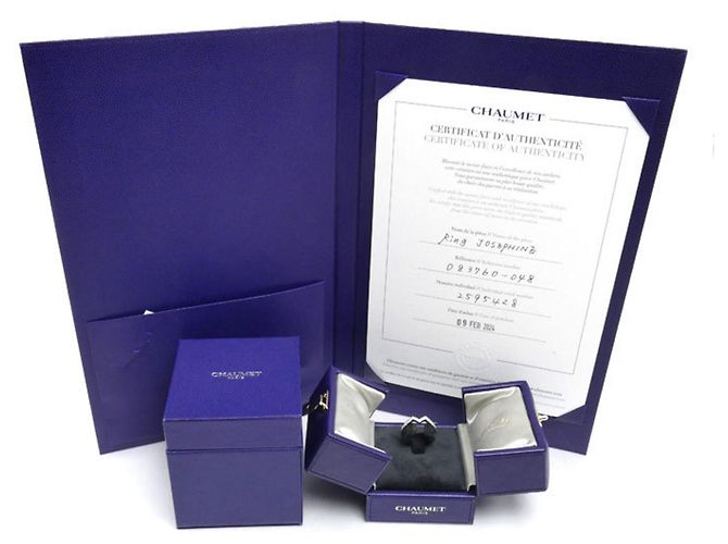 Chaumet Platinum Josephine Amour des Glets Ehering - Ansicht 8