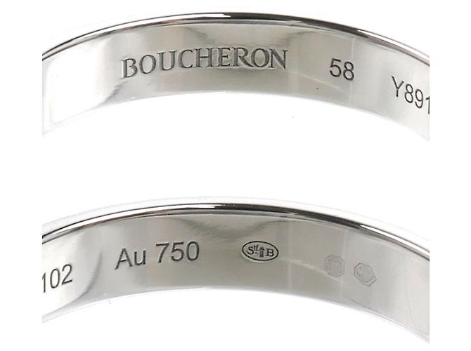 Boucheron 18K White Gold Quatre Radiant Band Ring - view 5