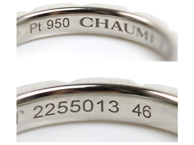 Anello Chaumet Torsade in Platino 950 e Diamanti - vista 4