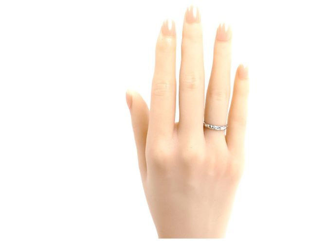 Anello Chaumet Torsade in Platino 950 e Diamanti - vista 6