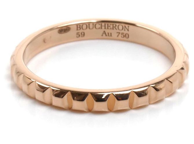 Anello Boucheron 18K Pink Gold Quatre Clou de Paris Medium - vista 3