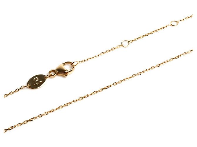 Collana Chaumet in oro rosa 18K con diamante - vista 4