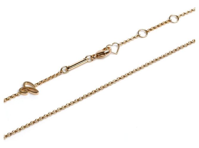 Collar Happy Heart Chopard en oro rosa 18K - vista 4