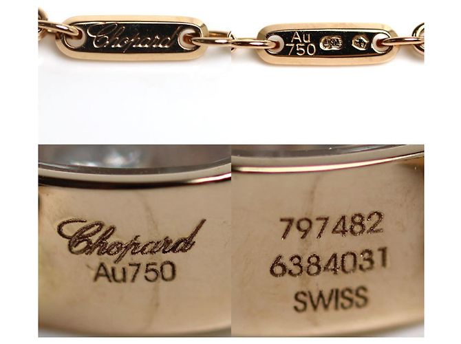 Collar Happy Heart Chopard en oro rosa 18K - vista 5
