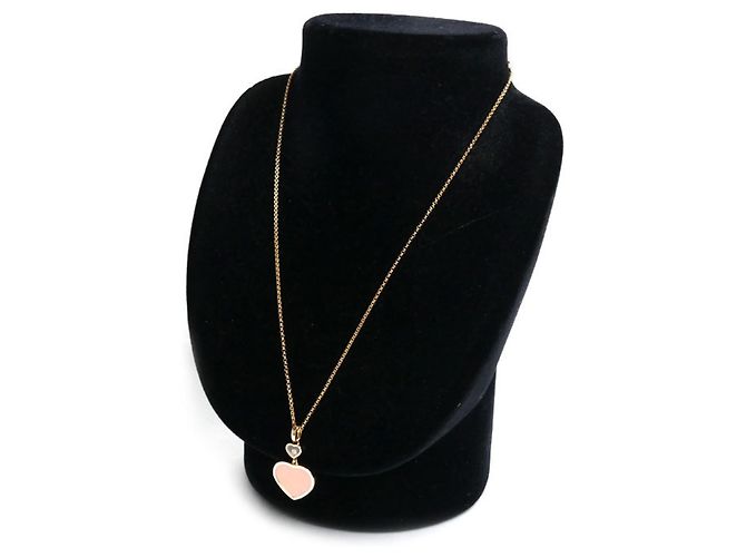 Collar Happy Heart Chopard en oro rosa 18K - vista 6