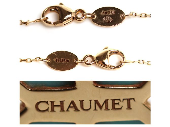 Collana Chaumet Jeux de Liens in oro rosa 18K - vista 5