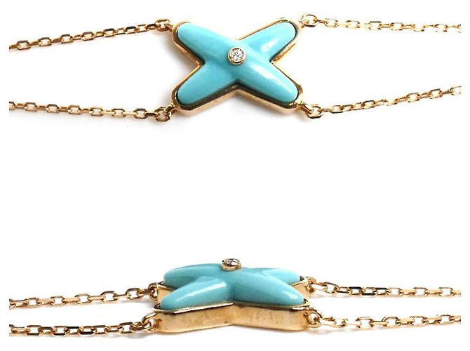 Bracciale Chaumet in oro rosa con charm - vista 2