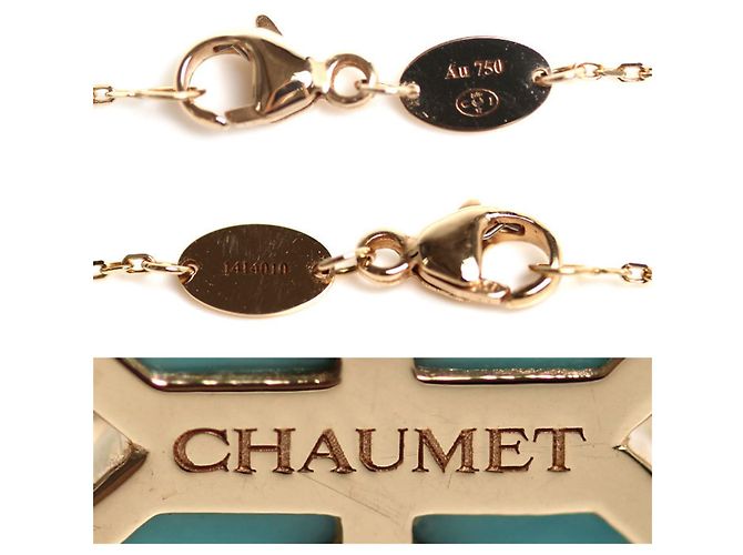 Bracciale Chaumet in oro rosa con charm - vista 3