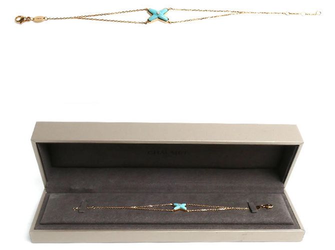 Bracciale Chaumet in oro rosa con charm - vista 4