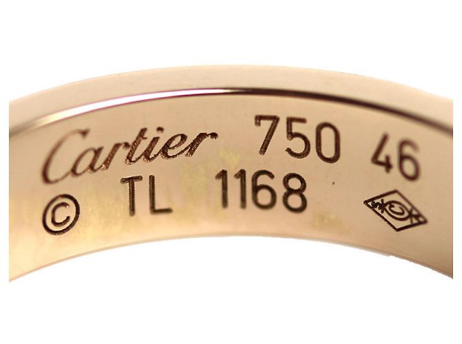 Anello Cartier Mini Love in oro rosa 18K - vista 5