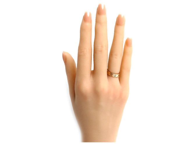 Anello Cartier Mini Love in oro rosa 18K - vista 7