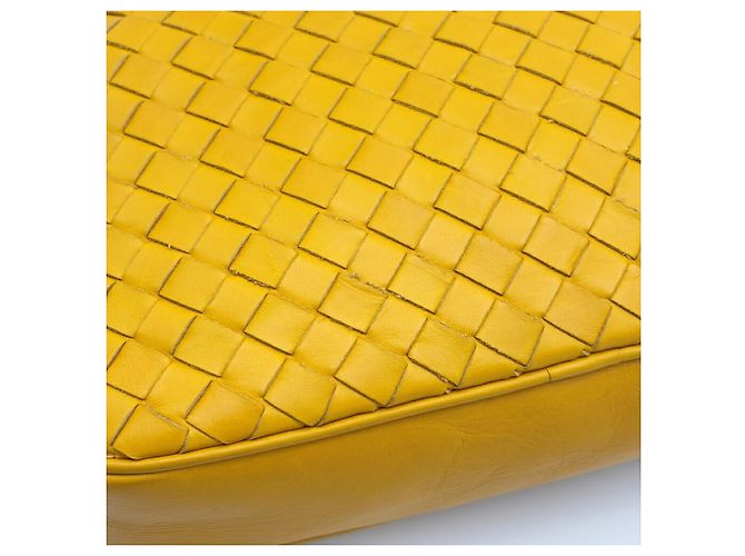 Borsa a tracolla Bottega Veneta gialla Giallo - vista 11