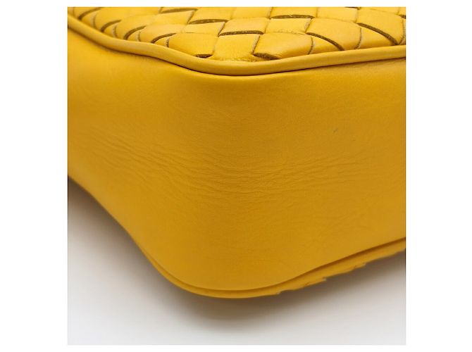 Borsa a tracolla Bottega Veneta gialla Giallo - vista 12